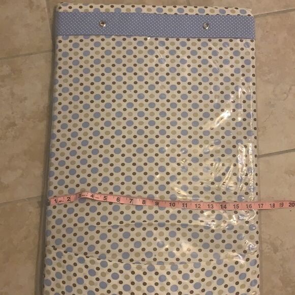 Custom made quilted baby changing table quilt in protective plastic - Picture 5 of 5
